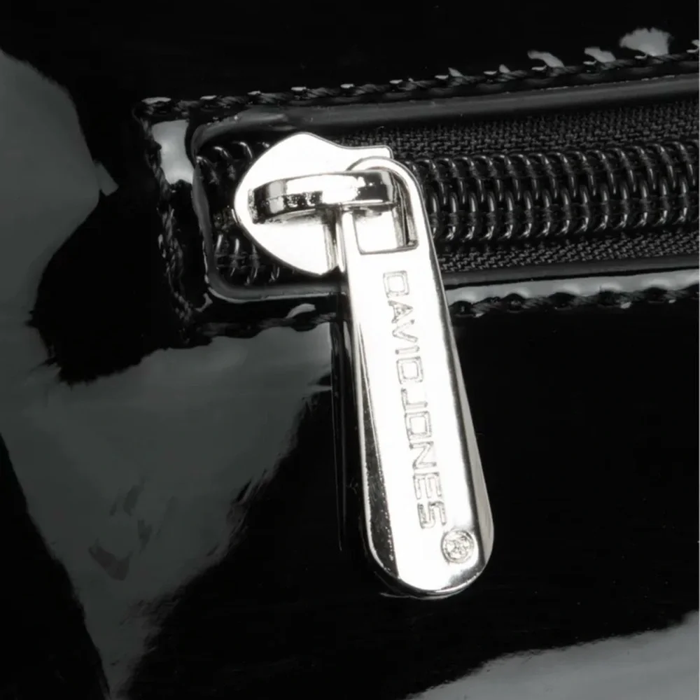 Patent Chic Black Shoulder Bag - Picture 7 of 8